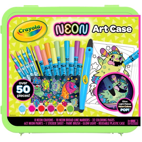 Crayola® Neon Art Case Set